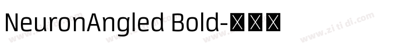 NeuronAngled Bold字体转换